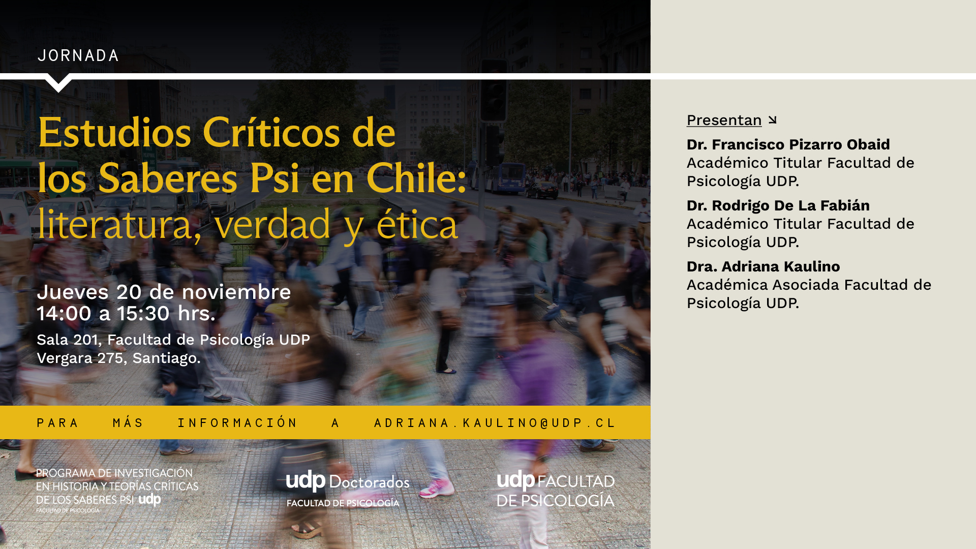 (Español) Jornada “Estudios Críticos de los Saberes Psi en Chile ...